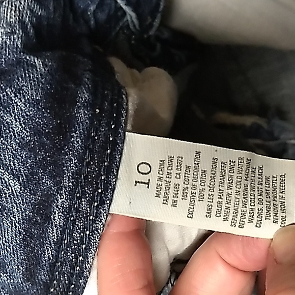 Jean shorts sz 10 - Picture 7 of 8